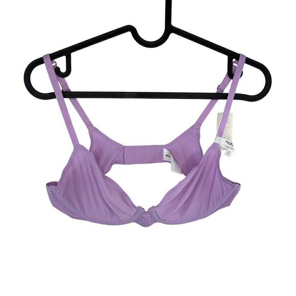 NWT Aerie Smoothez Full Coverage Mesh Unlined Bra Soft Violet Purple Size 36B - Picture 2 of 8